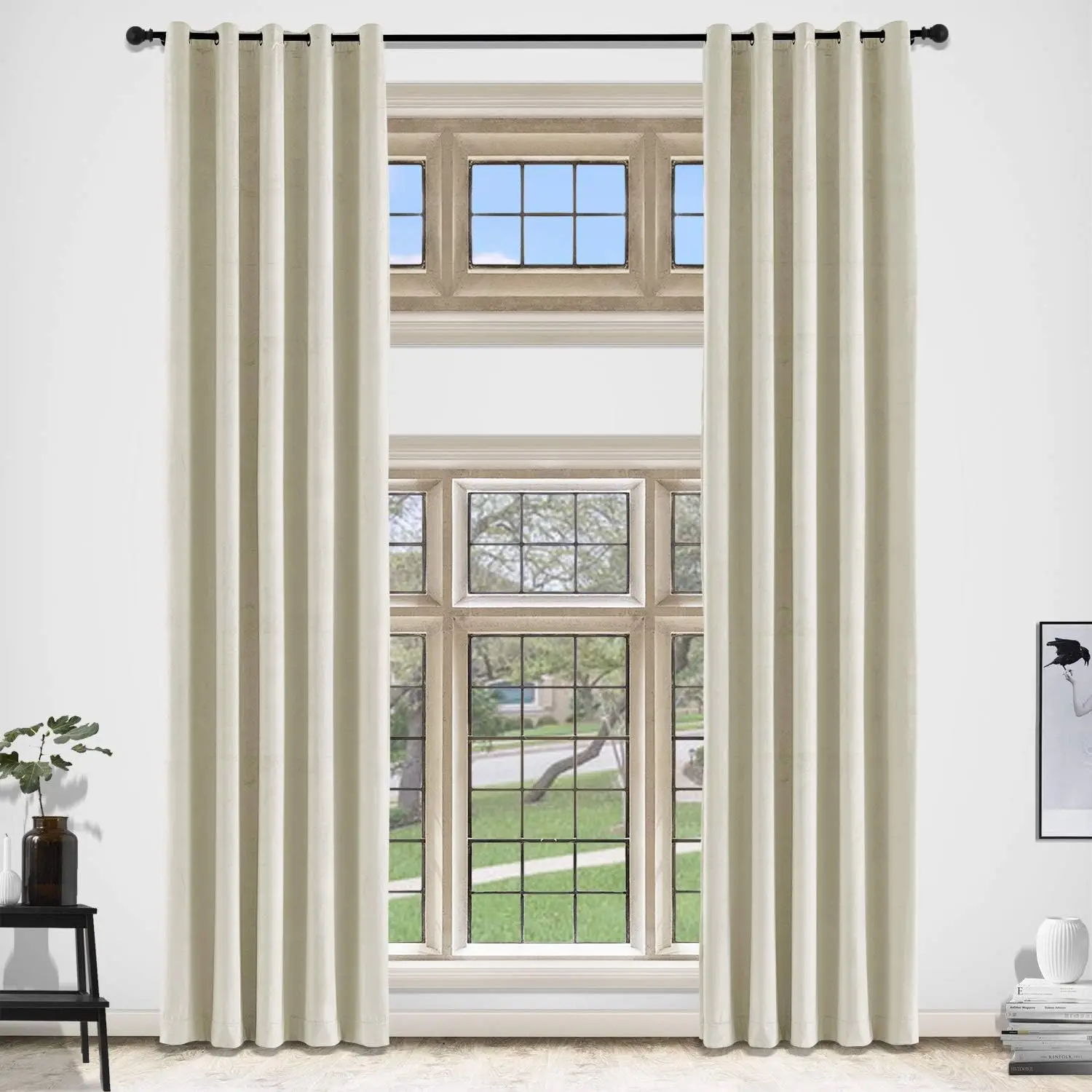 

310cm Height 80% Blackout Custom Made Curtains Velvet Noise Reducing Curtains Bedroom Living Room Curtains For Windows