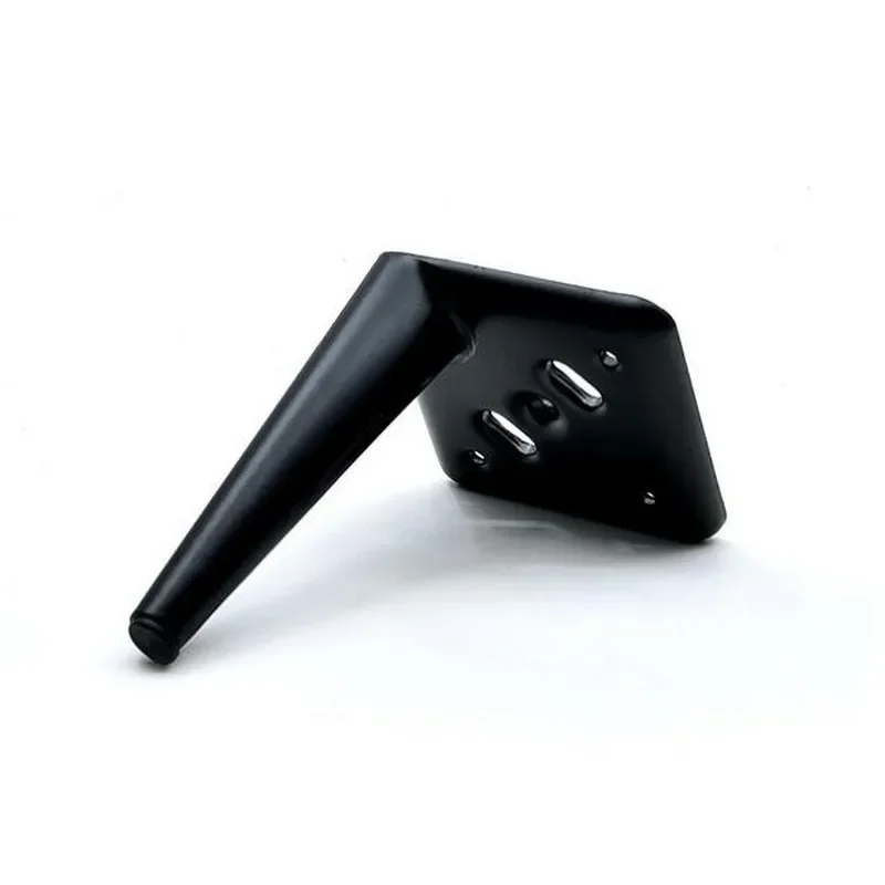 13cm 15cm Stilvolle schwarz kegel möbel beine gummi pad schrank füße stuhl fuß für Tisch Sofa Bett Nicht slip Unterstützung Hardware