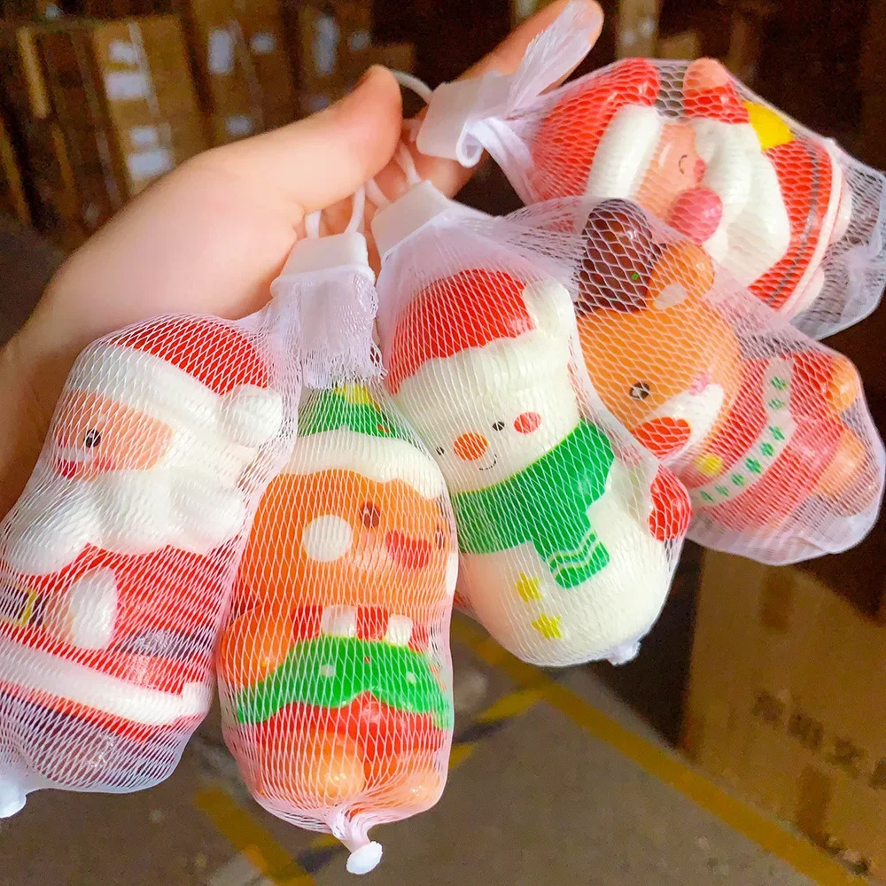 1-10PCS Christmas 2026 New Santa Claus Cartoon Figure Squishy Stress Relief Toy Educational Decompression Exquisite Fidget Gift