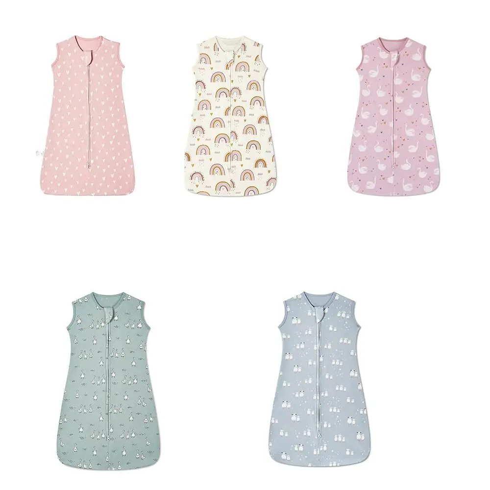 القطن الطفل كيس النوم تنفس منامة مكافحة الركل شرنقة الوليد قماط بطانية رقيقة أكمام كيس نوم الطفل
