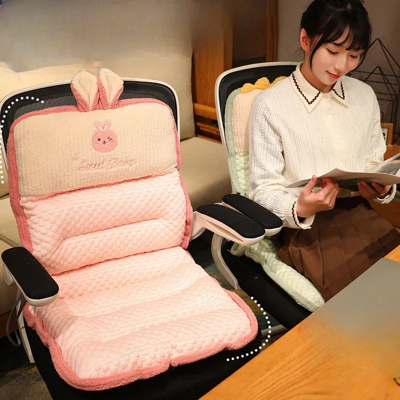 Summer Ice Cool Chair Cushion Office Chair Cushion Soft Backrest Integrated Cool Cushion Plush Cushion Chair Cushion  Camping