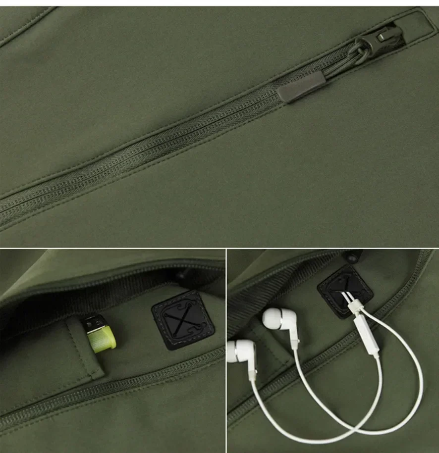 Material de pele de tubarão sensação casca macia inverno pelúcia engrossado montanhismo treinamento tático à prova dwindproof água vento sprint terno