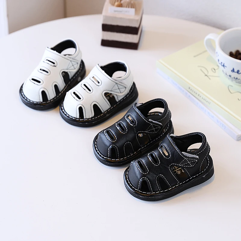 

Детские сандалии для малышей, универсальная детская пляжная обувь на липучке, лето 2026, новая повседневная обувь с мягкой подошвой для мальчиков и девочек
