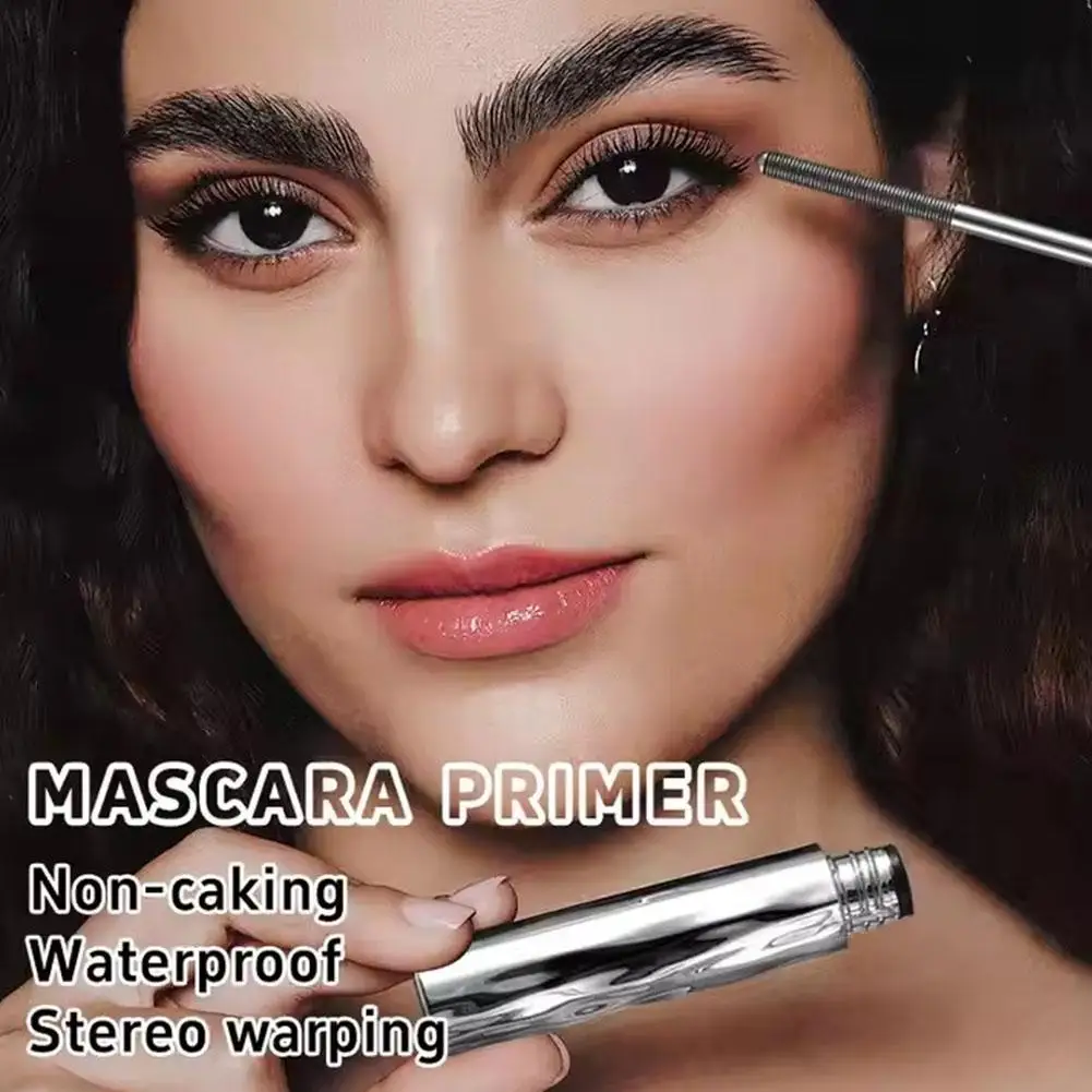 Tubo per ciglia Primer Impermeabile Dimagrante Curling Non sbavature Testa filettata rotante lunga Tubo per mascara EWW N Pennello duraturo J0U4