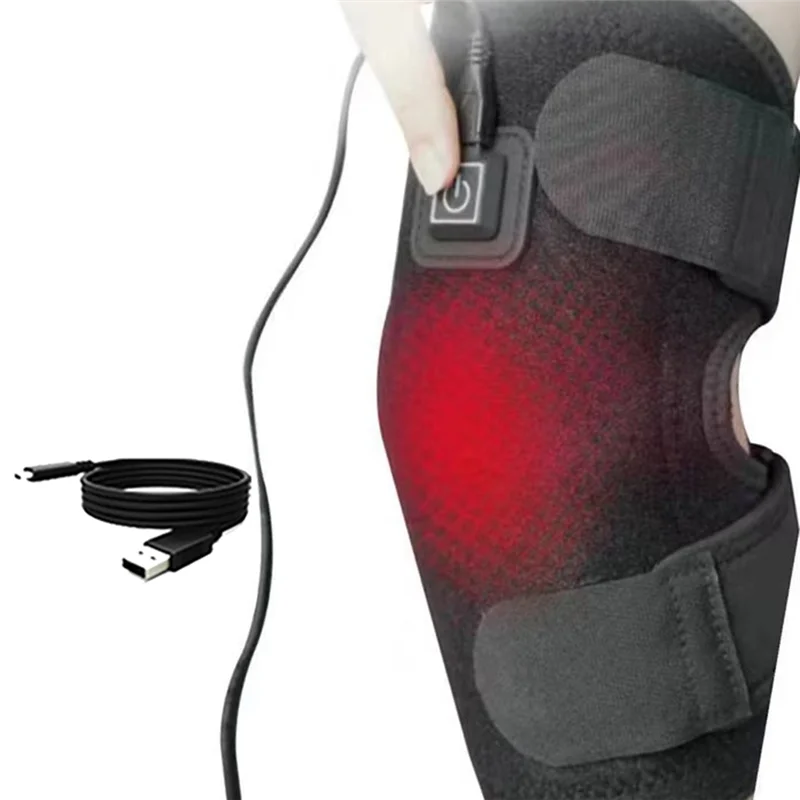 TAIGH-Heating Massager Electric For Arthritis Joint Knee Warmers Heated Knee Pad Support Brace For Old Cold Leg