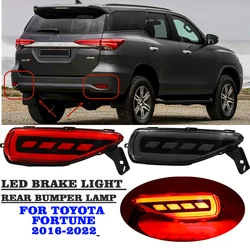 Car Rear Bumper Lamp Led Brake light For Toyota Fortune 2016 2017 2018 2019 2020 2021 2022 Running lights