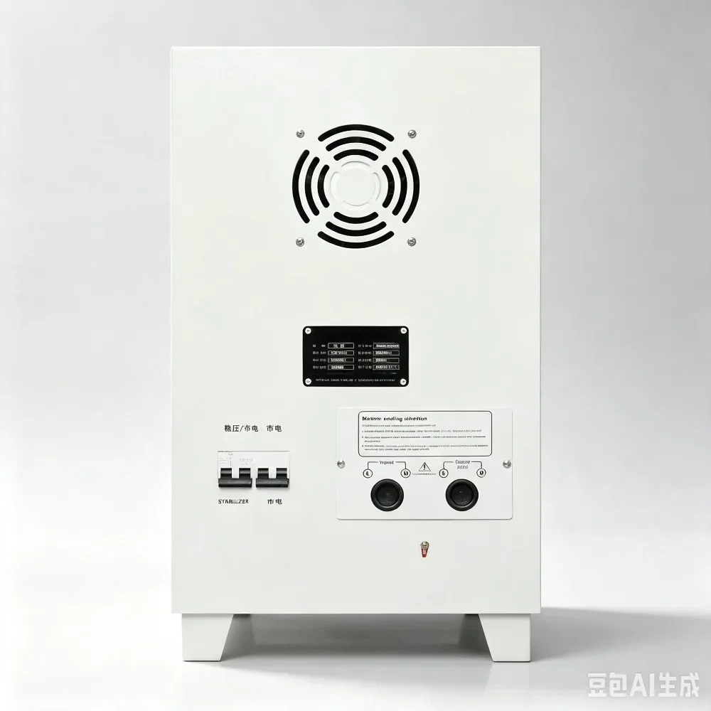 220V Automatic Single Phase Voltage Stabilizer, 10KW High Power AC Regulator for Household Air Conditioner Low Voltage Use