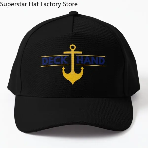 Deck Hand Aka Lead Deckhand  Baseball Cap Hat Casquette Hip Hop Outdoor Summer Spring  Fish Bonnet  Snapback Czapka Boys Sport