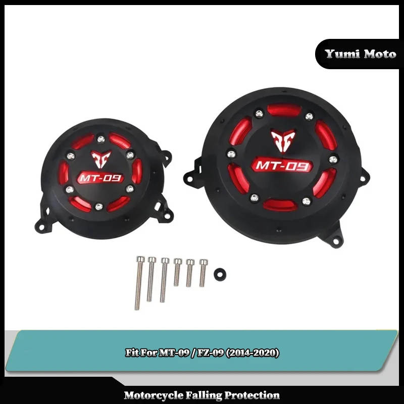 

Fit For YAMAHA FZ MT 09 FZ-09 MT-09 FZ09 MT09 2014-2020 Motorcycle CNC Engine Protective Cover Fairing Guard Sliders Crash Pad