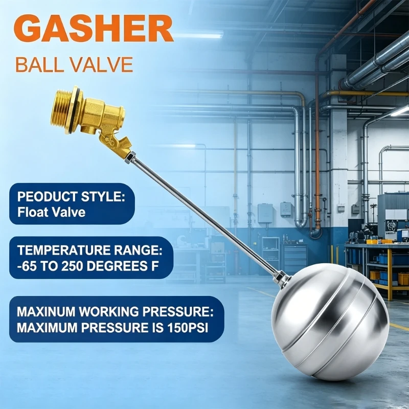 

High Flows Bidirectional Float Ball Valves Water Level Controller Float Switches for Precise Water Level Management D2RD
