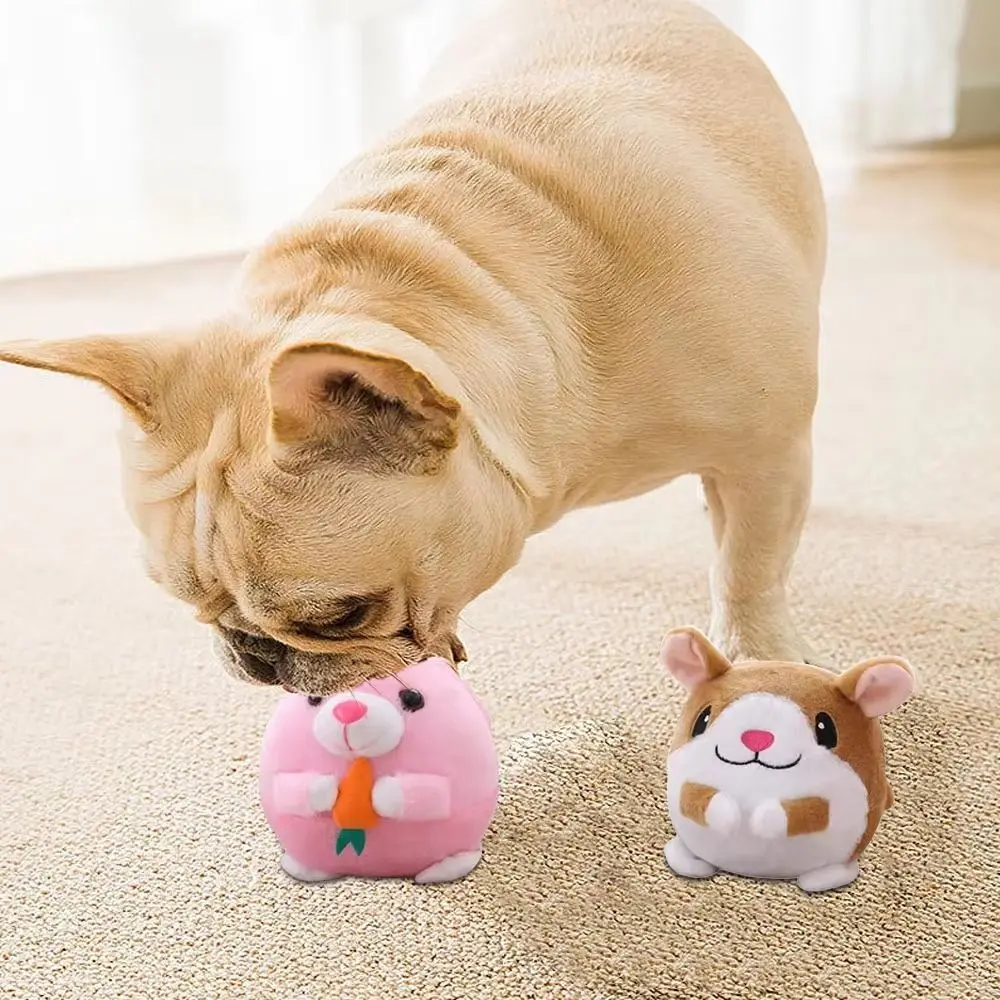 Soft Shake Bouncing Jump Balls Music Vibration USB Rechargeable Electronic Pet Dog Singing Electronic Dog Chewing Moving