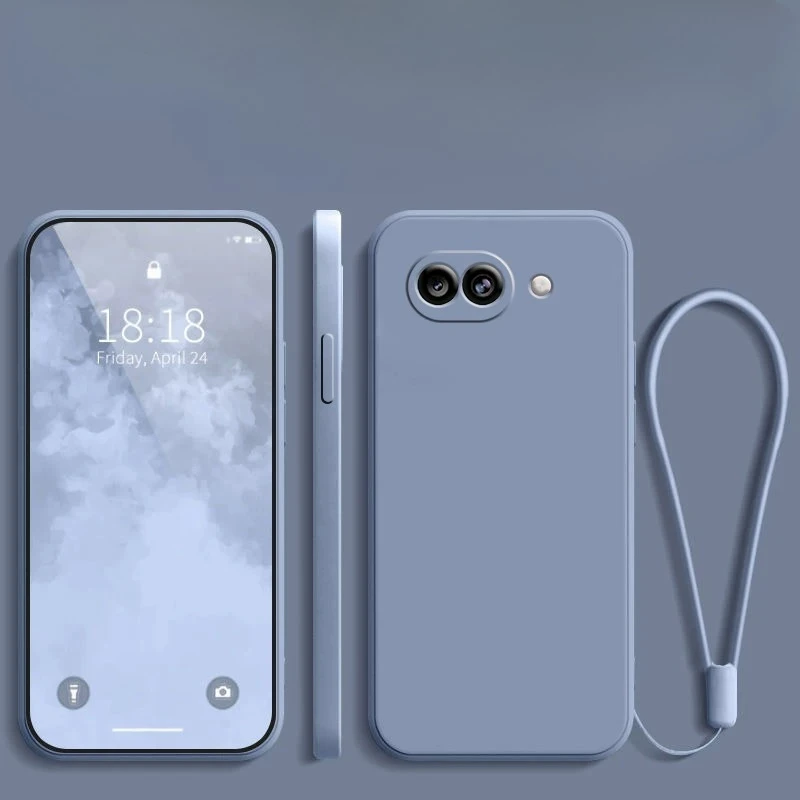 Hülle für Google Pixel 10A Flüssigsilikon-Lanyard-Handyhülle für Google Pixel 10 Pro XL Kamera-Schutzhülle Fundas
