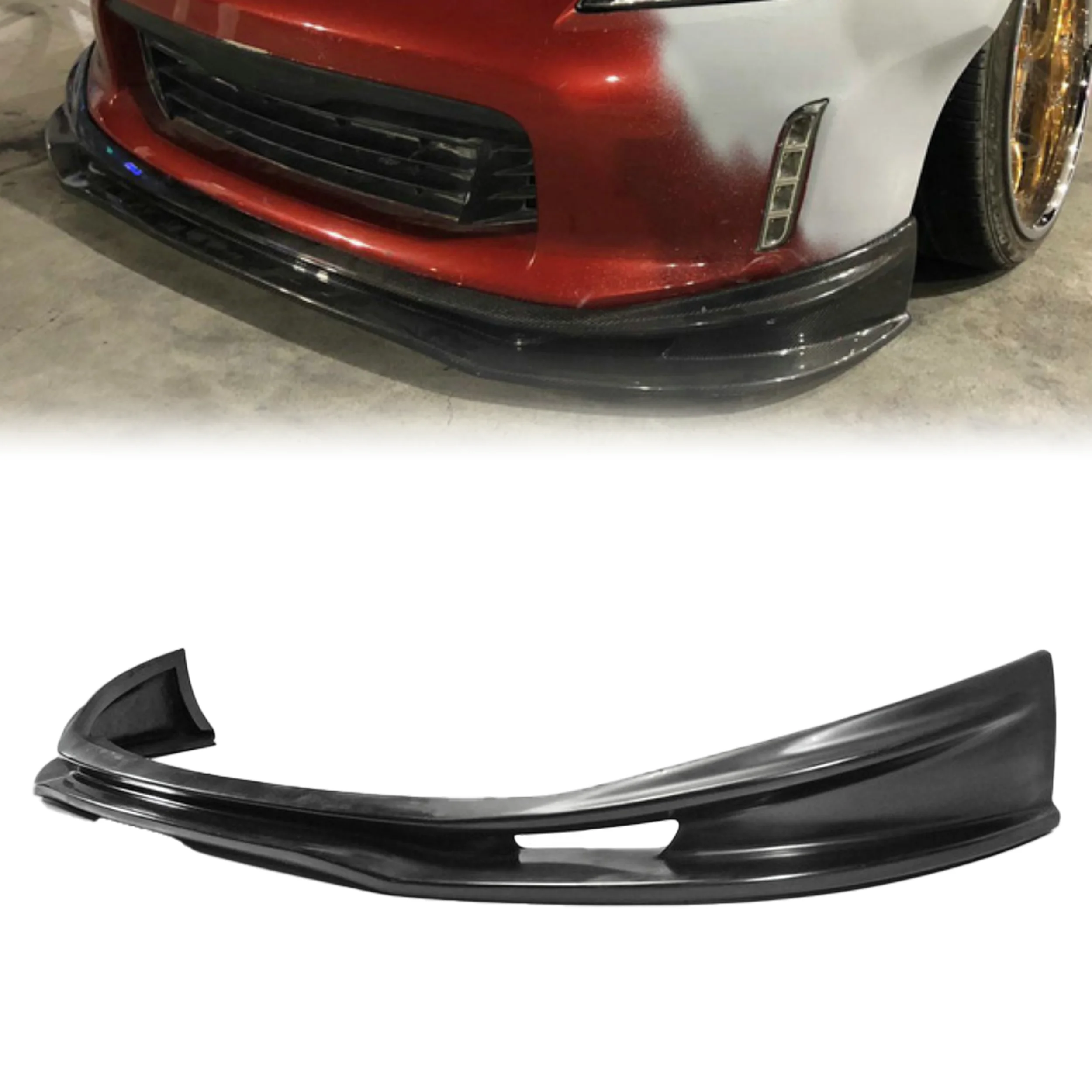 

Front Bumper Spoiler for Nissan 370z Z34 Fiber Glass Car Accessories