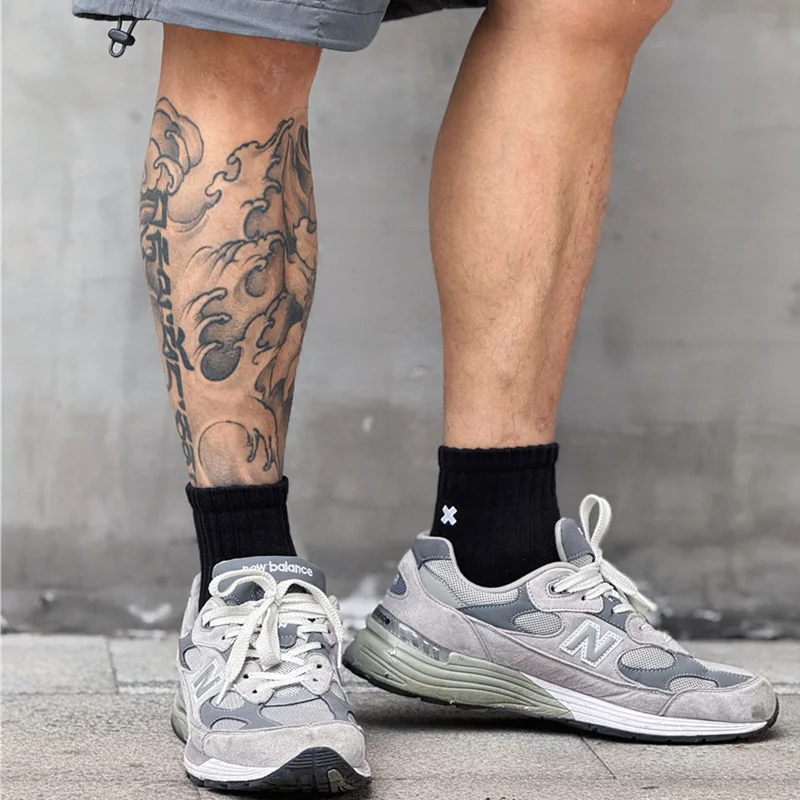 Lässige Socken, Söckchen, Herren-Baumwollsocken, modische, atmungsaktive, bequeme Socken – Detail 11