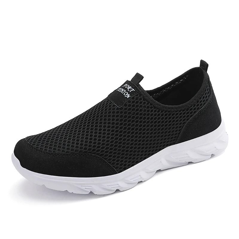 2023 Lichtgewicht Mannen Casual Schoenen Ademend Slip Op Mannelijke Casual Sneakers Antislip Mannen Flats Outdoor Wandelschoenen maat 39-47