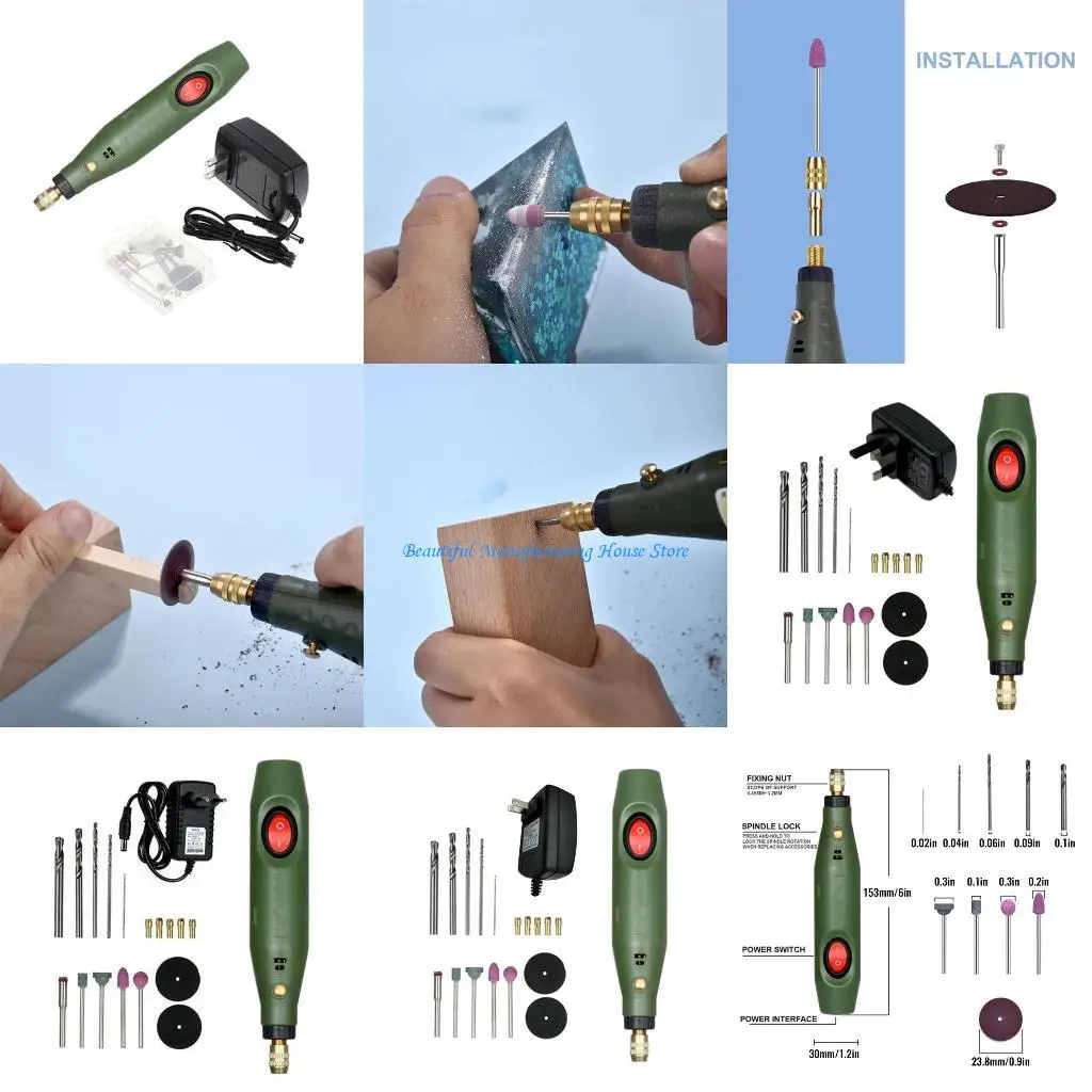 

E56A Engraving Pen Portable Electric Engraving Tool Engraver Machine for Metal Glass Leather Jewellery Carving