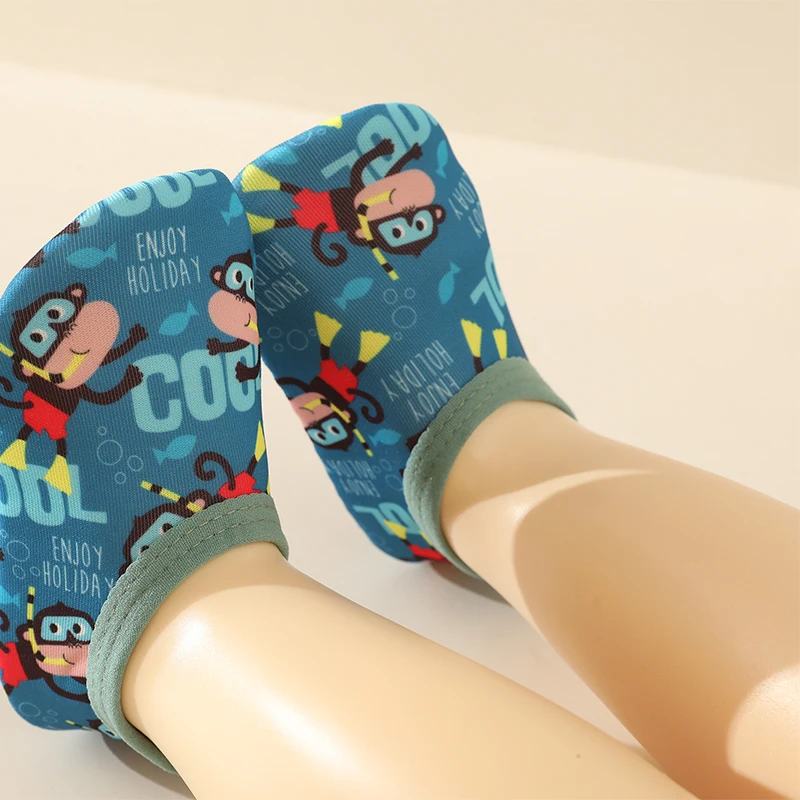 Rteyno Baby Kinder Anti-Rutsch-Socken Kleinkind Mädchen Jungen Boden Socken Tier druck Cartoon Barfuß Aqua Socken rutsch feste Schuhe