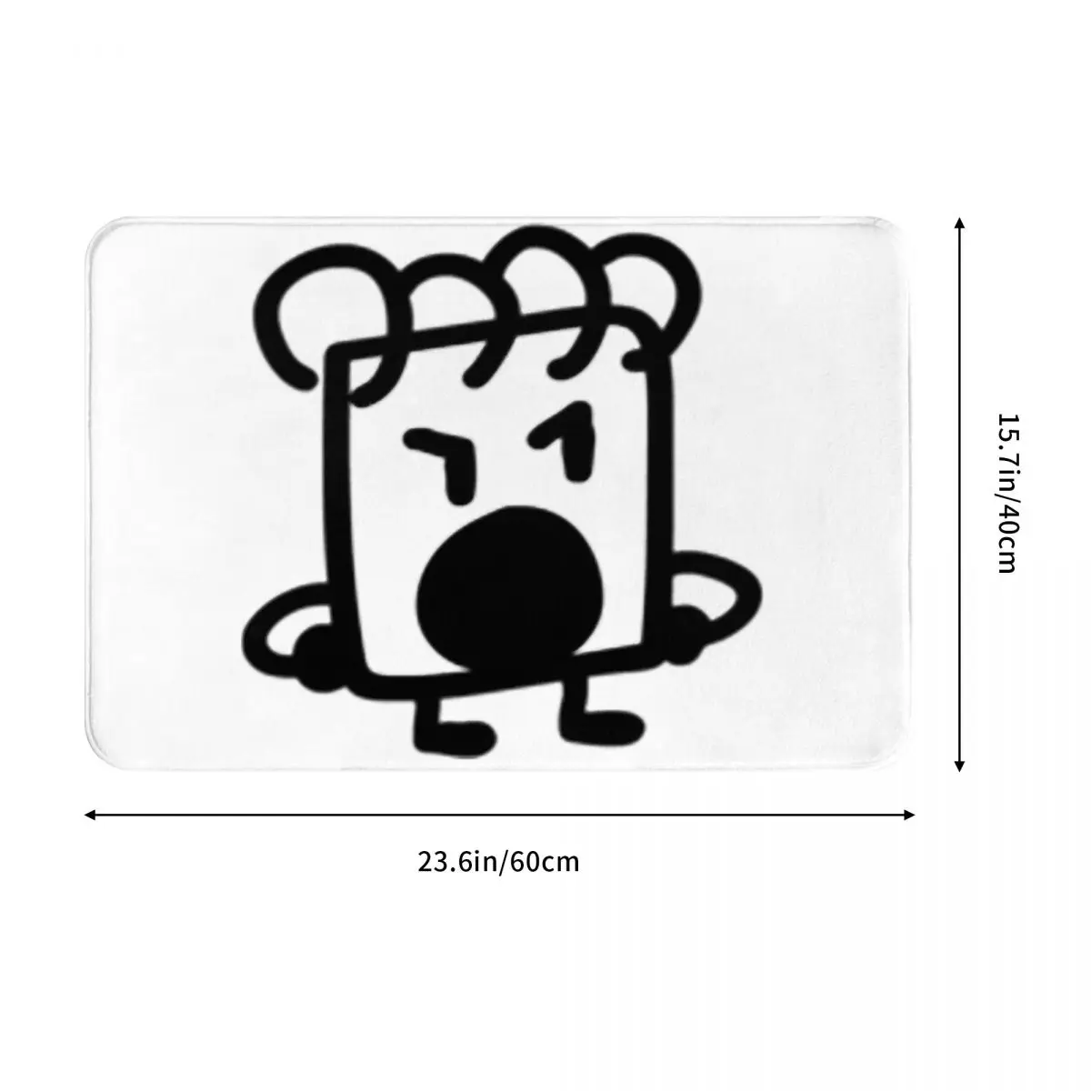 BFDI Angry Sketchpad Doormat Sand Scraping Carpet Rug Kitchen Entrance Home Floor Mat for Bathroom Footpad Mats