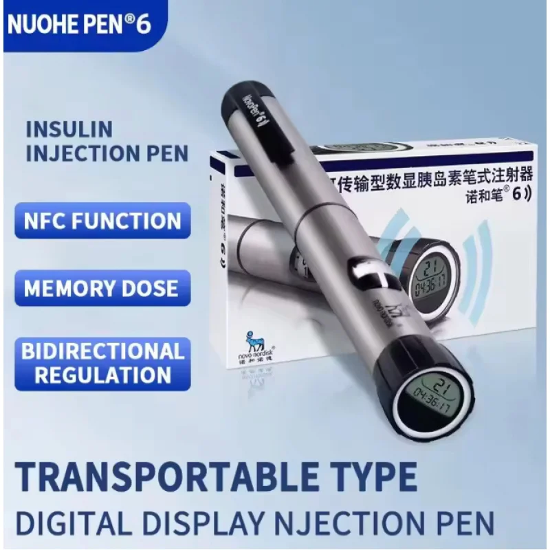 NovoPen6 & 5 & 4 Smart Insulin Pen NFC Memory Function, Accurate-Portable Health Monitor Assistant & Reliable Injection Device