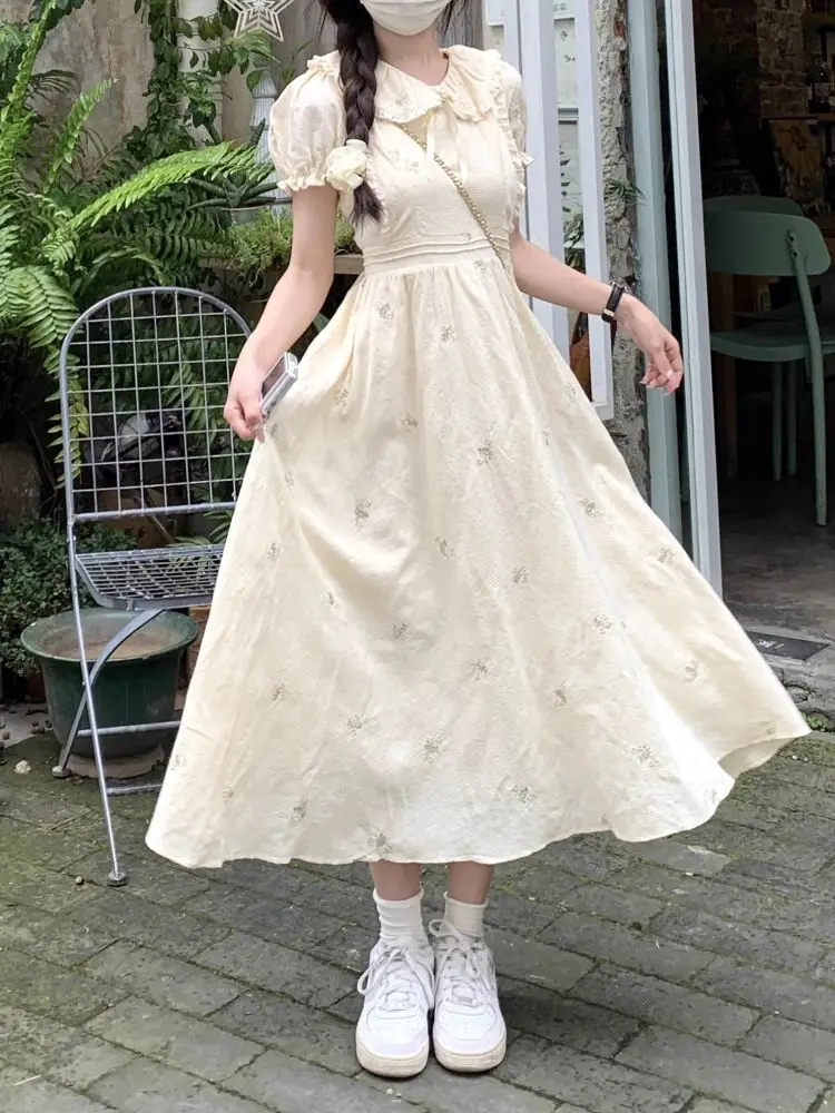 فساتين نسائية للسيدات بأكمام قصيرة أحمر بورجوندي خوخي وردي أزرق أخضر أصفر رمادي كاكي عاجي بيج رمل كلاسيكي ملون مناسب #2