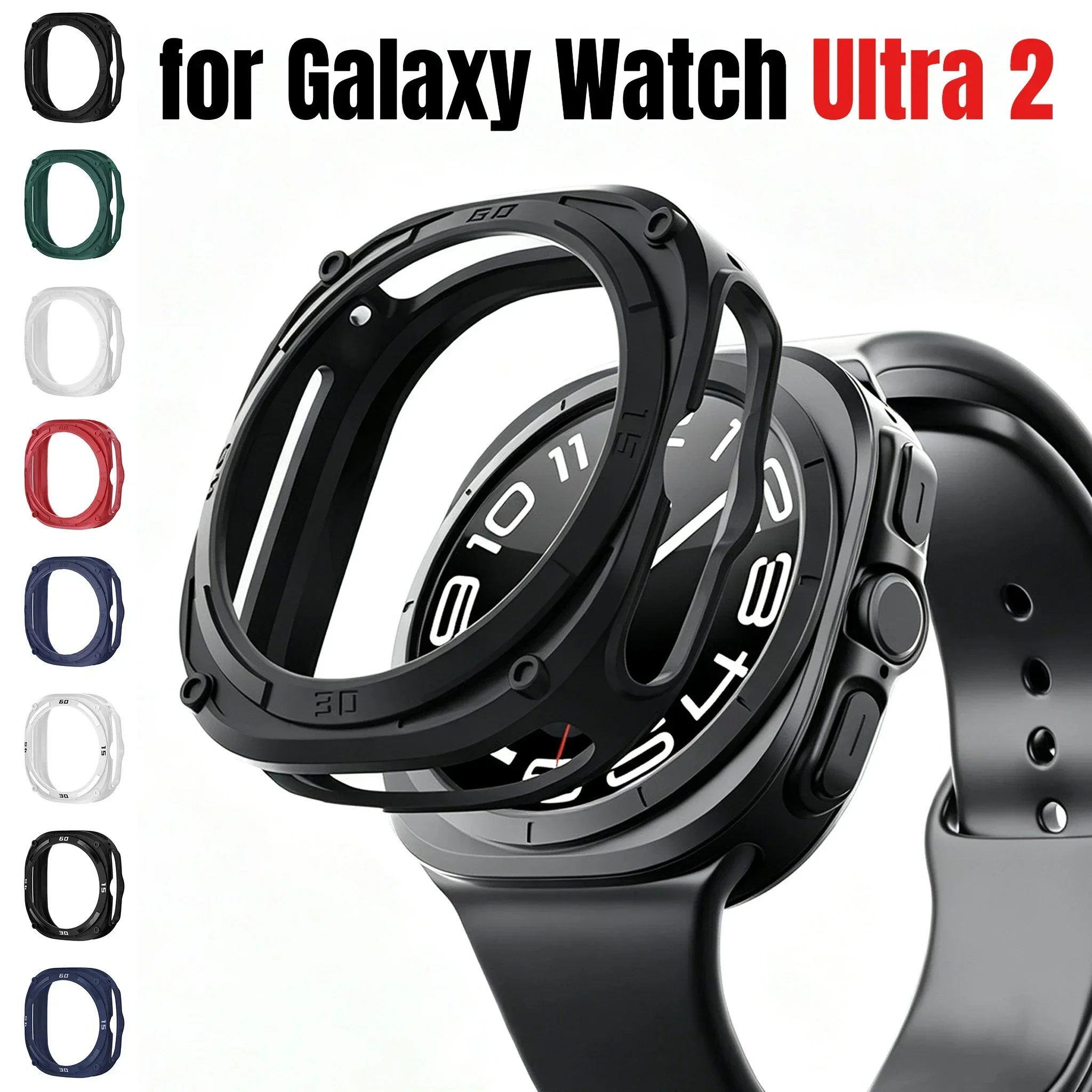 Soft Silicone Protector Cover Shell for Galaxy Watch Ultra2 2026 47mm TPU Case for Samsung Galaxy Watch Ultra 2 47mm Accessories