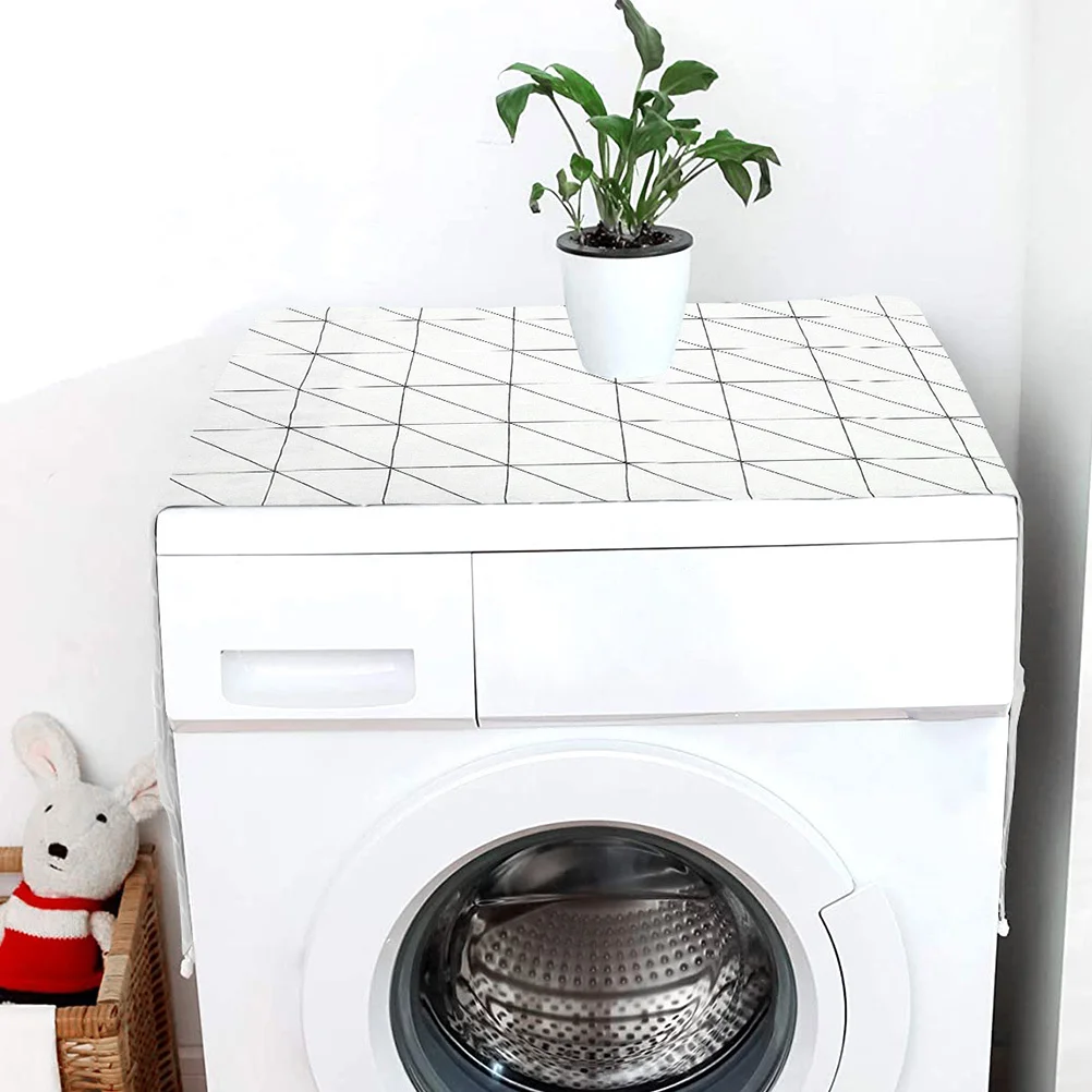 

Один размер подходит для большинства холодильников, пылезащитный чехол из хлопка и льна, защитный чехол для стиральной машины, сушилки для микроволновой печи