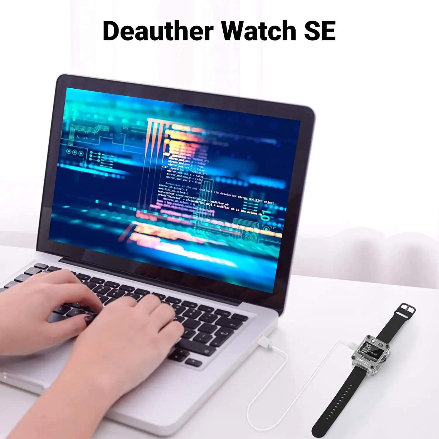 DSTIK WiFi Deauther Watch SE ESP8266 Programmable Development Board | RTC & Deauth Detector | Attack/Control/Test Tool