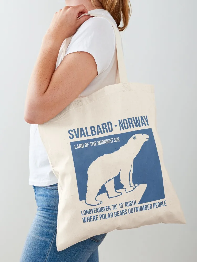 

Svalbard Tote Bag shopper bags woman shopping bag reusable shopping bags hand bag ladies