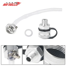 Oil Drain Valve Aluminum Alloy Quick Twist Oil Drain Valve for M14x1.5 M14x1.25 M12x1.25 M12x1.5