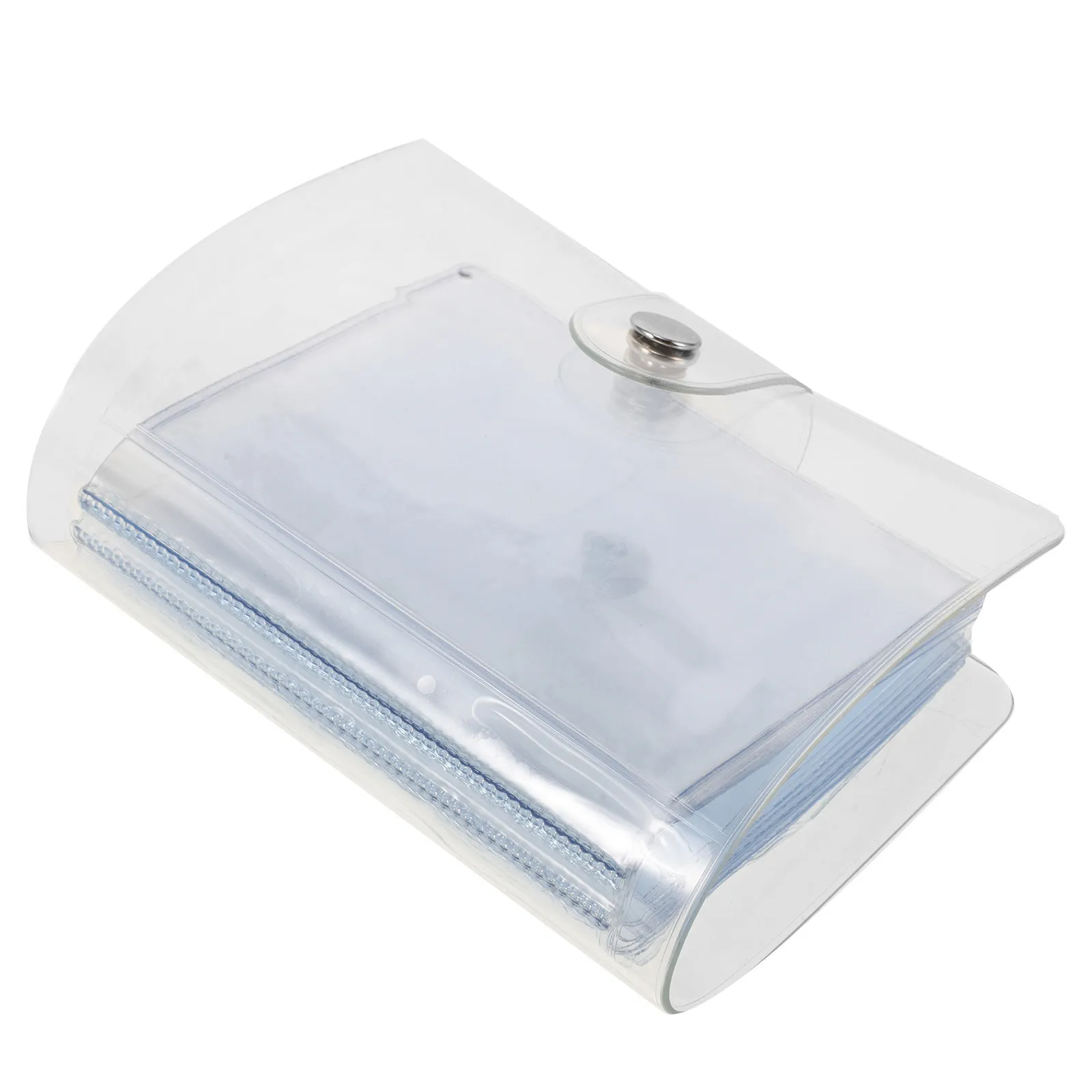 

Small PVC Photo Album Mini Size for Postcards Business Cards Kpop Cards Clear Pocket Organizer Portable