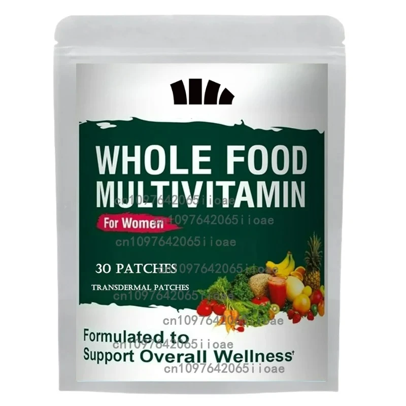 30 Patches Women's Multivitamin Transdermal Patch, Containing Vitamins A, C, D, E and Zinc