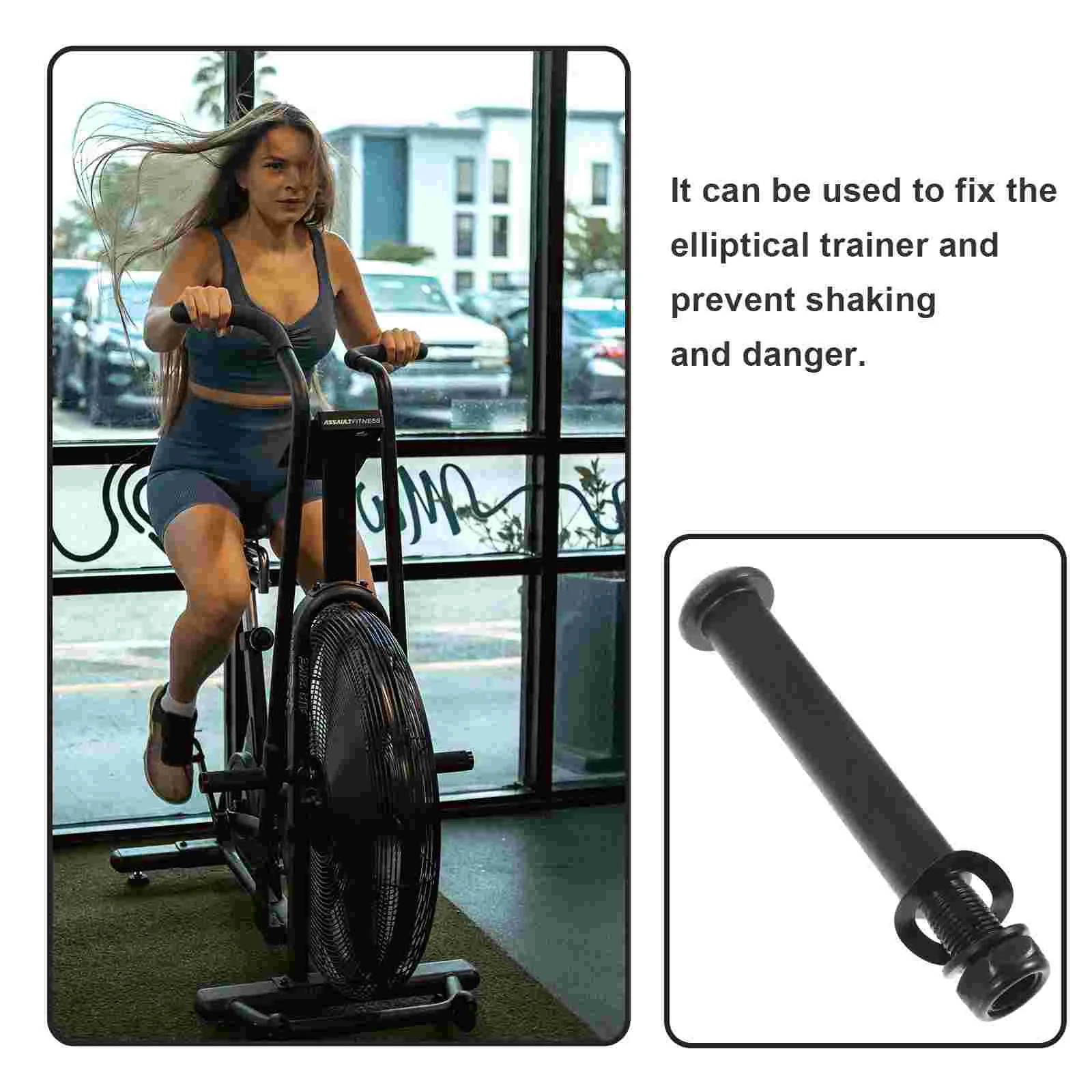Elliptical Trainer Accessories Turning Fasteners Eliptical Machine Exercise Black Screws for Fitness