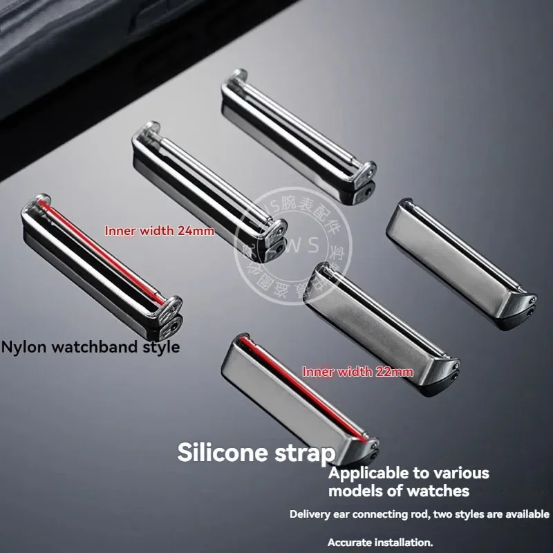 For Casio SGW-100 SGW100 SGW-200 GW-4000 Series Silicone Nylon Strap Spring bar and Fixing Iron Sheet Steel Rod Iron Bar