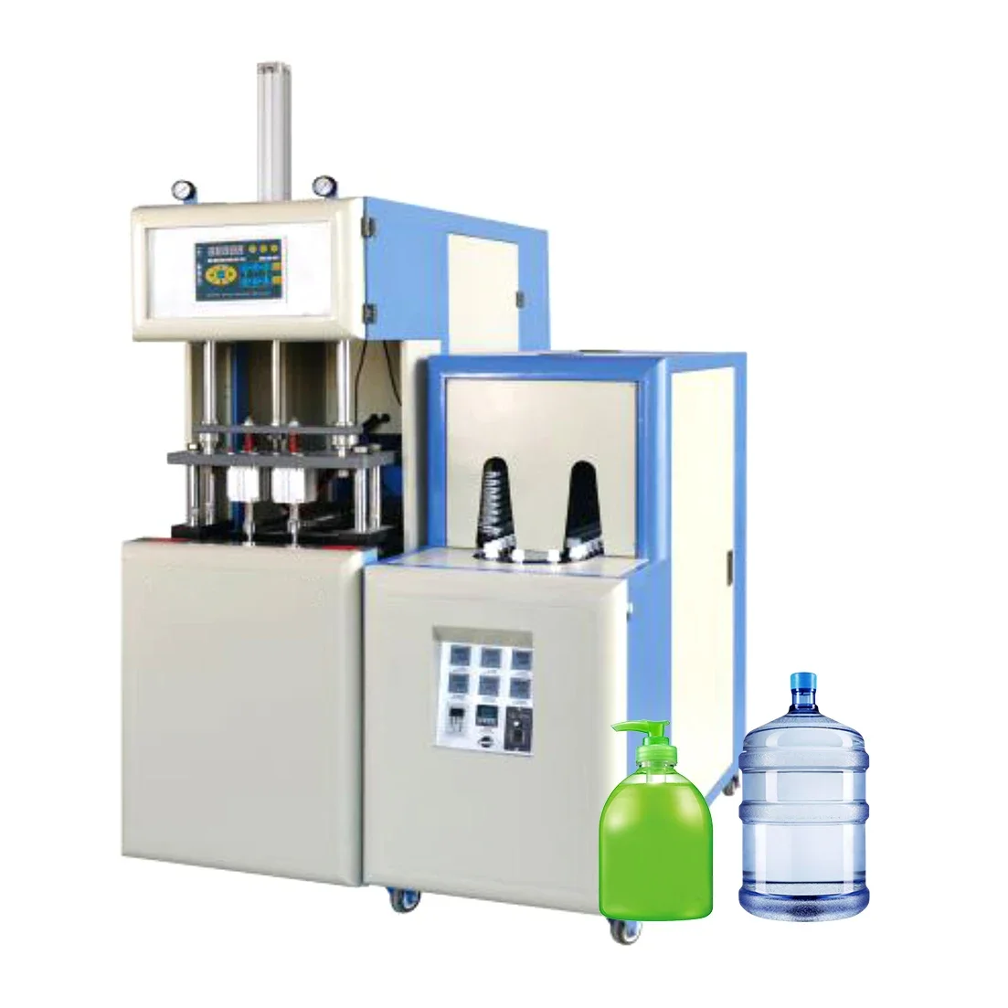 HAITUO Semiautomatic Pipette Dropper 500ml Preform Biodegradable Pet Plastic Bottle Blower Blow Molding Machine Price