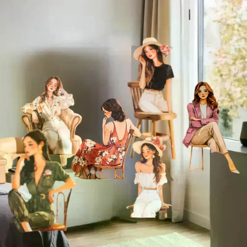 20 قطعة/المجموعة Kawaii القرطاسية ملصقات الحضرية غير المرغوب فيه مجلة مخطط ملصق مزخرفة سكرابوكينغ DIY الشارات