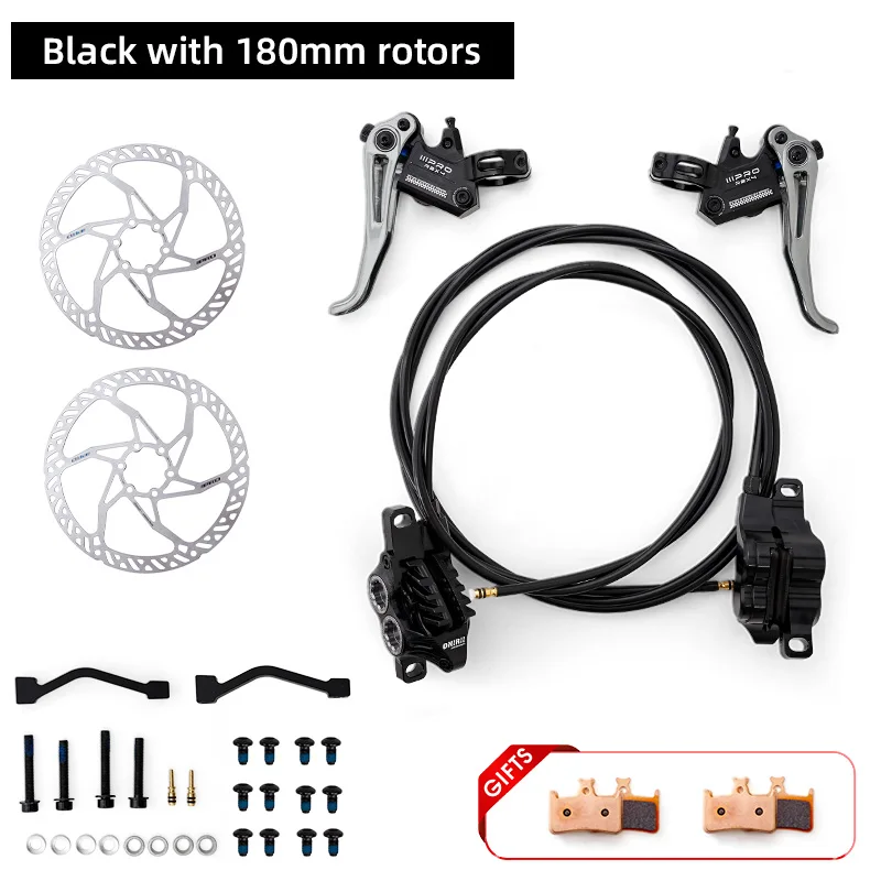 2025 ONIRII IIIPRO R2X4 MTB hydraulische schijfrem 4-zuiger interne kabel Quick Release MTB-remklauw voor MTB, klimmen, AM, XC NIEUW