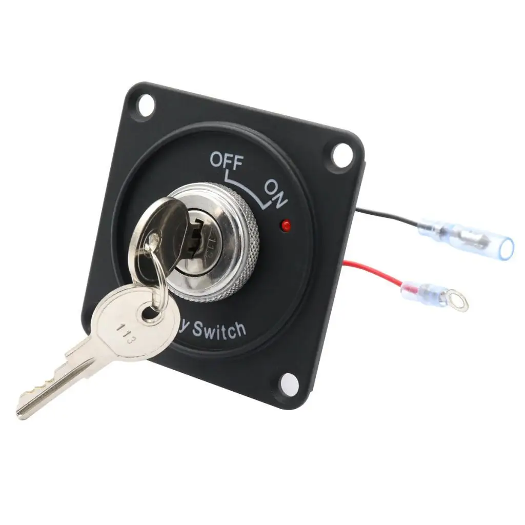 Auto Key Ignition Switch Panel for LED Light Engine Start 2-Position