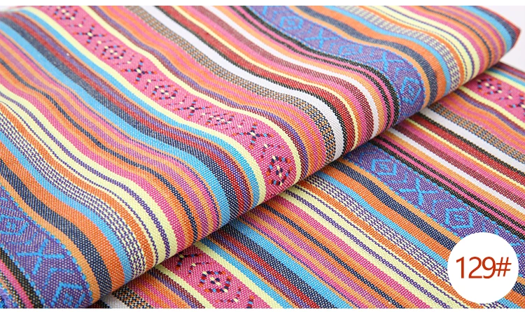 Teramila Baumwoll-Leinen-Stoff im Ethno-Stil für Hotel- und Bar-Tischdecken, Kissen, Sofabezüge, Textil-Patchwork, Vorhänge und Dekorationsmaterialien – Detail 23