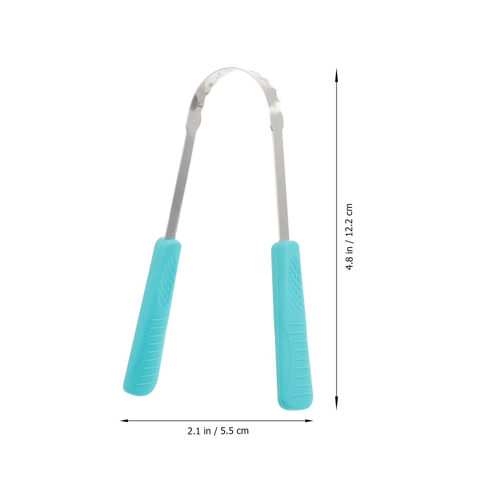 5 raschietti per lingua in acciaio inossidabile, strumento portatile per la pulizia della lingua, rinfrescante per l'alito, detergente per l'igiene orale per adulti