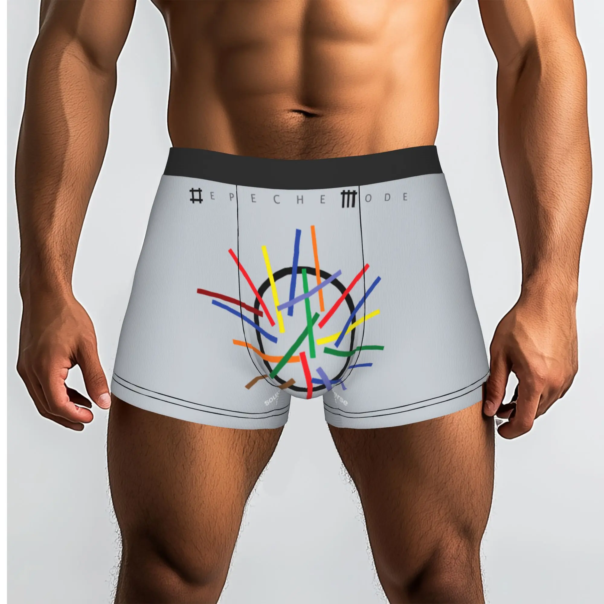 Customized Male Funny D-Depeche Cool Mode Electronic Rock Underwear  Boxer Briefs Breathable Shorts Panties Underpants