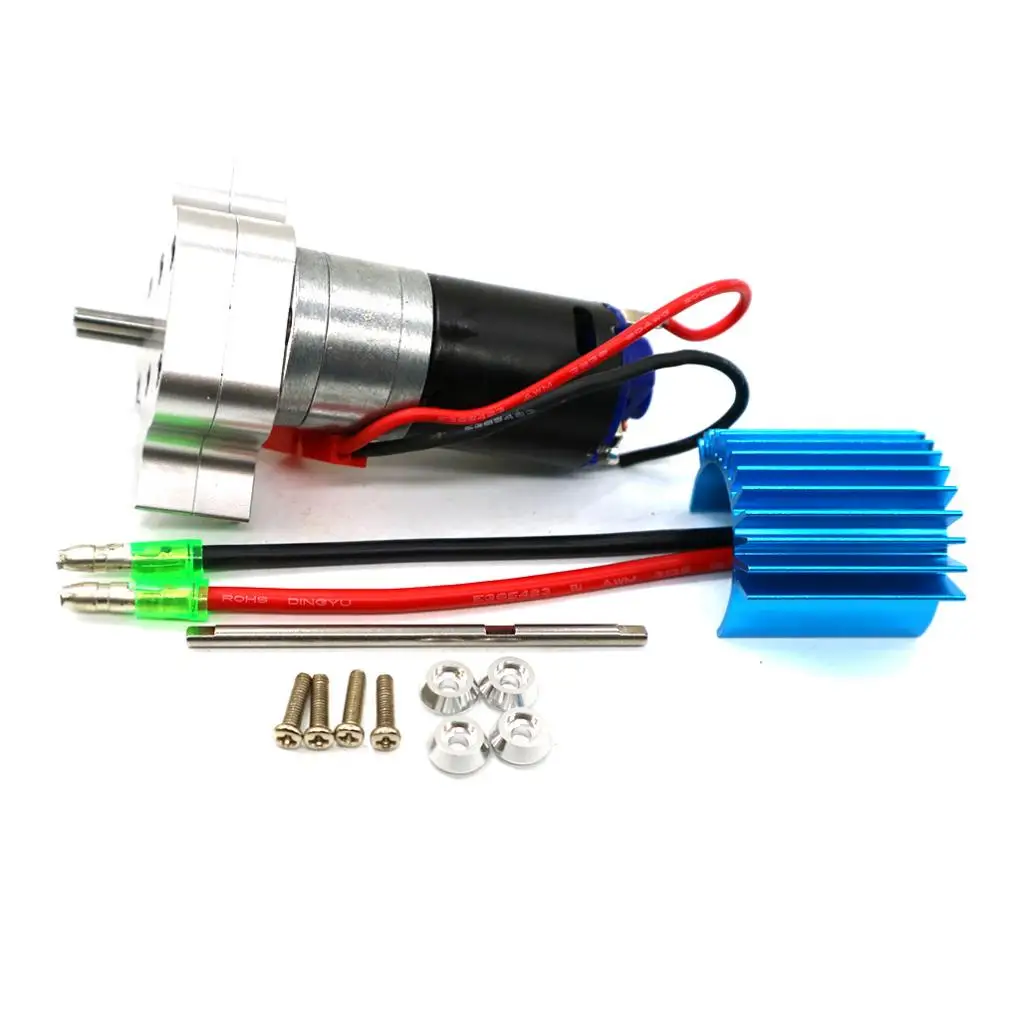 

RCGOFOLLOW Aluminum Alloy Heat-resistant Brushed Motor Heat-resistant Rc Brushed Motor For 1/12 MN D90 MN-99 MN-91 FJ-45