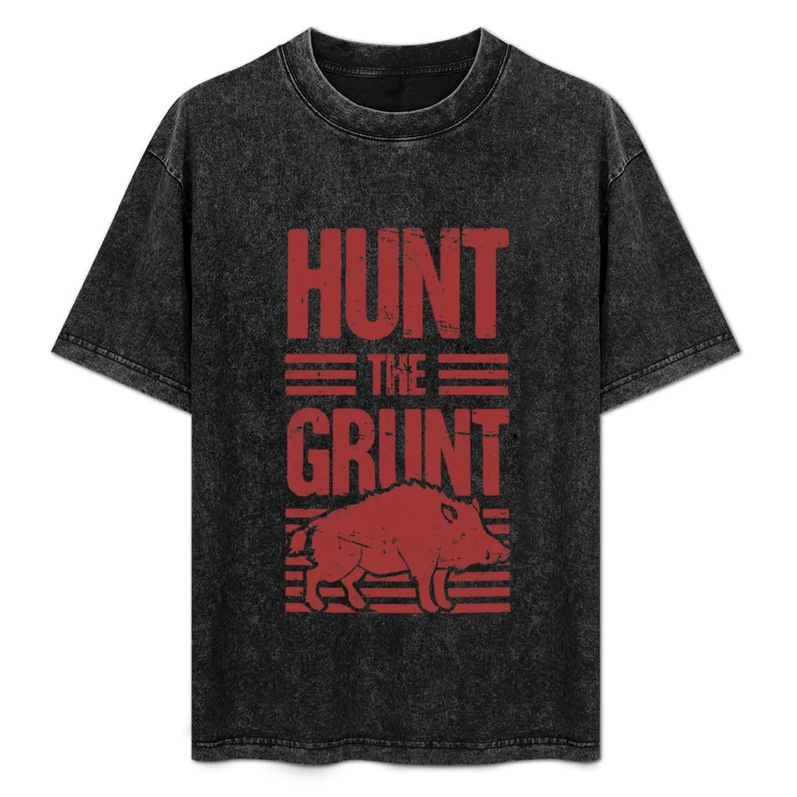 

Boar Hog Hunt / Wild Pig Hunting - Grunt T-Shirt Casual Fashion Print Tee Top