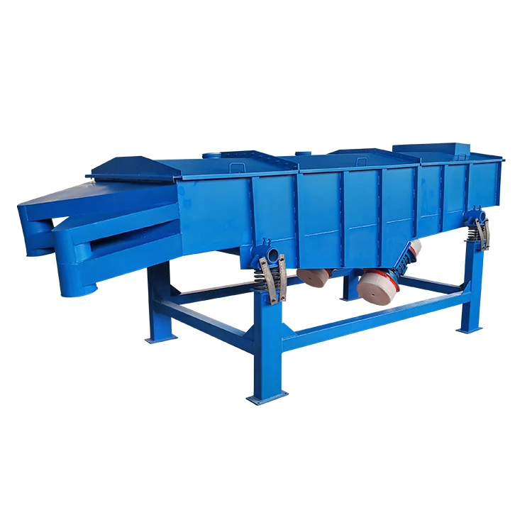 Industrial Manufacture Large Capacity Rectangular Vibrating Sieve Linear Vibrating Screen for Sand Flour Particle Sieving