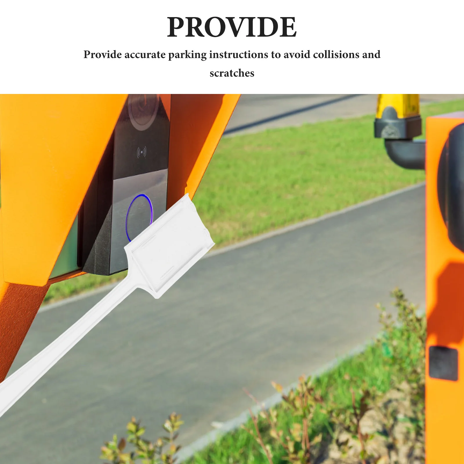 4 قطع من حامل بطاقة الدفع لوقوف السيارات، أداة وصول متينة لوقوف السيارات لكشك الأمان، ومنع خدش دخول المرآب