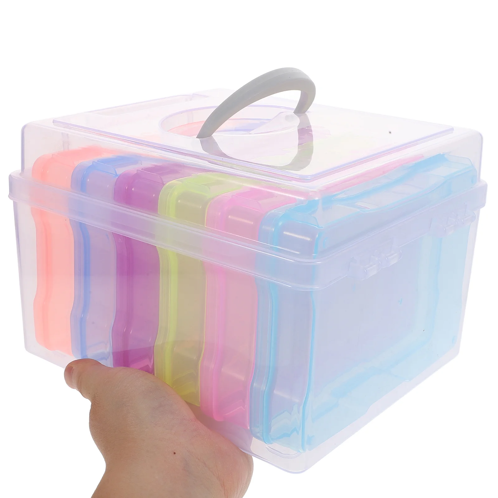 Foto-opbergdoos Craft Containers Foto's Kaarten Organizer Dozen Plastic Huishouden