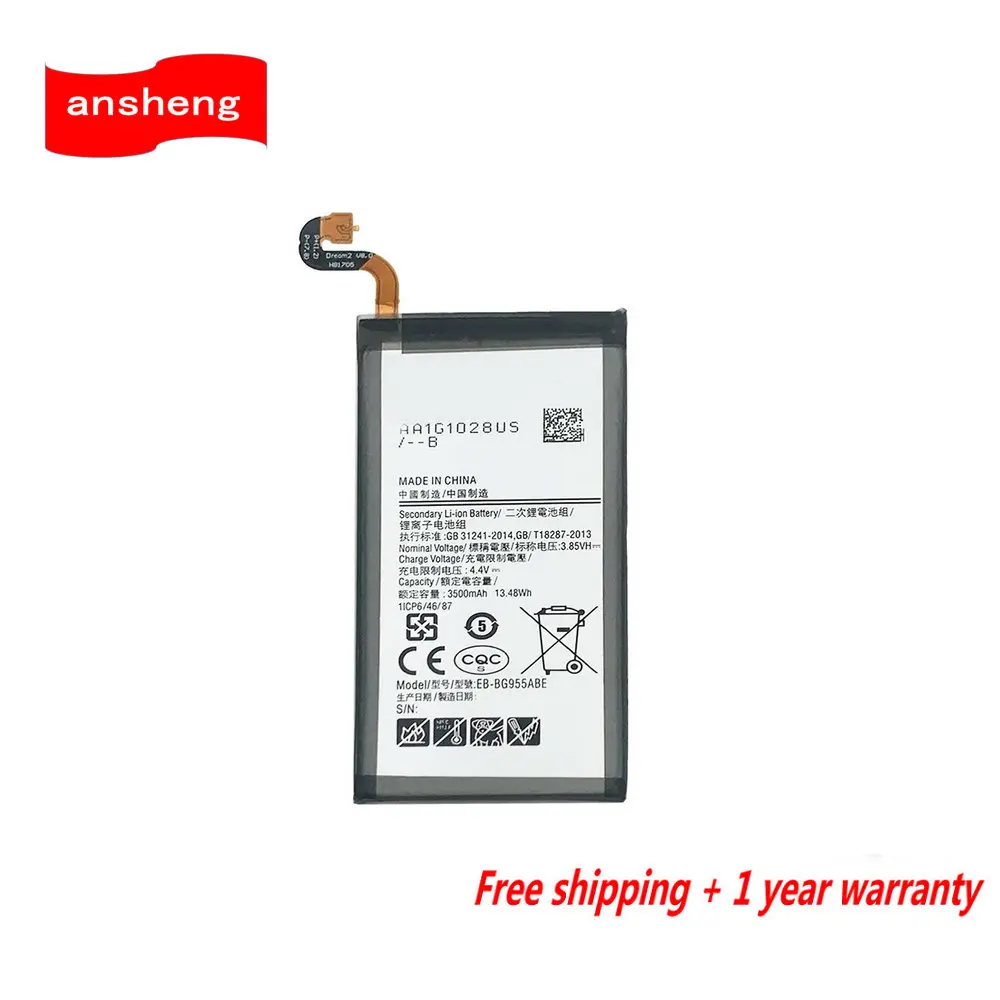 Original EB-BG955ABA EB-BG955ABE Battery For Samsung Galaxy S8 Plus+ G9550 G955 G955F/A G955T G955S G955P 3.85V 3500mAh