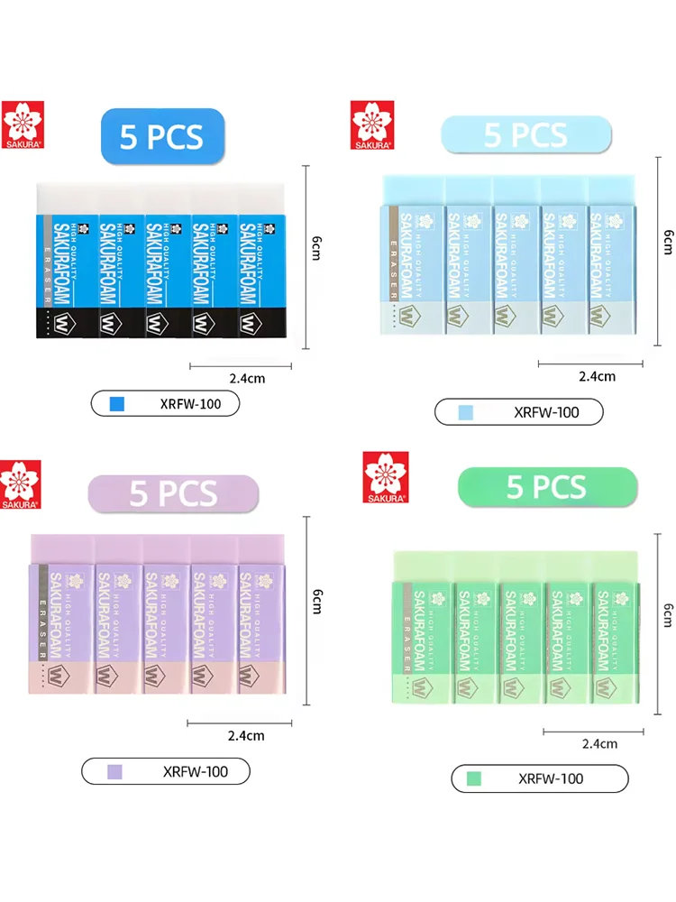5PCS Sakura Foam Er…