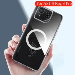 Magnetic Case For Asus Rog 8 Pro Wireless Charging Back Cover Case for ASUS ROG 8 PRO