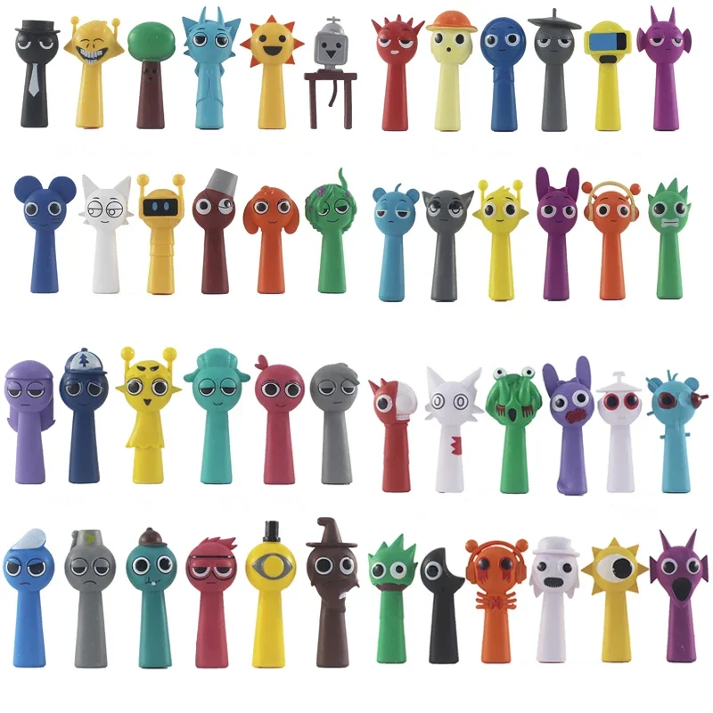 Hot 12pcs Sprunki Figure Game Model Juguetes 7cm PVC Sprunky Figuras Toys Set