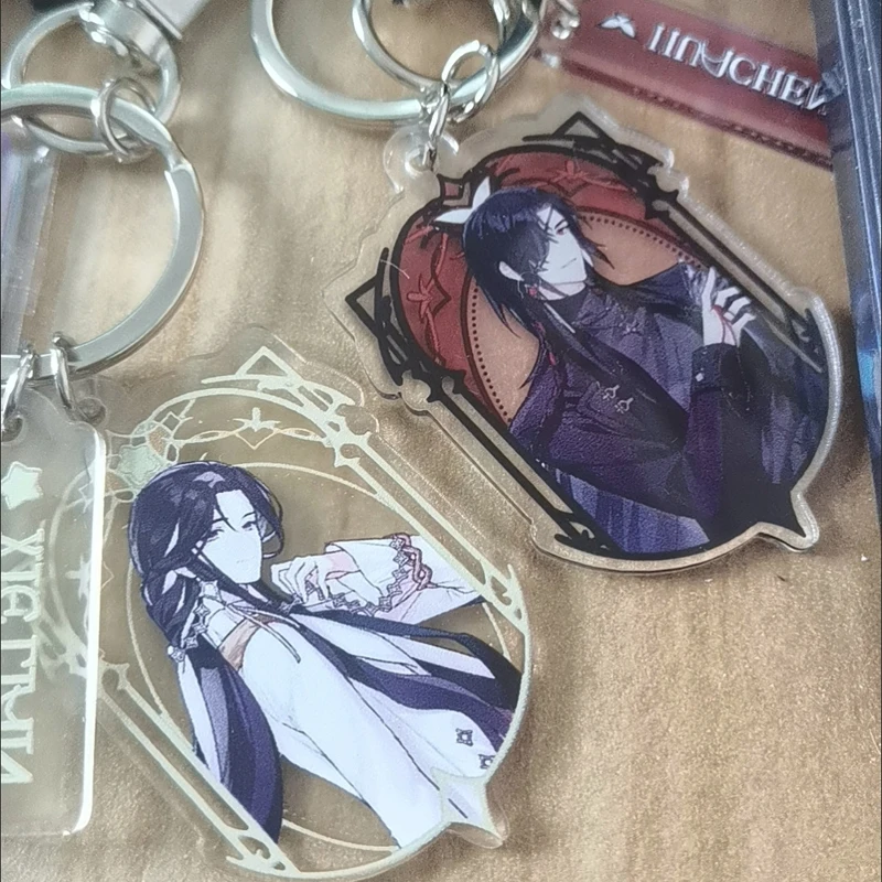 2025 Fashion Anime Heaven Official's Blessing Keychain Tian Guan Ci Fu Hua Cheng Xie Lian Key Chain Arcylic Pendant Keyring Gift